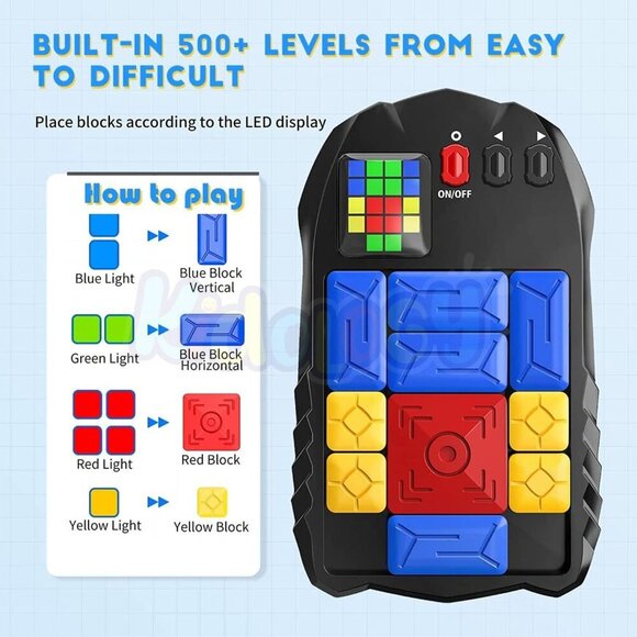 NEW Kidology Super Slide Games, 500+ Level Sliding Block Puzzle - Picture 2 of 7